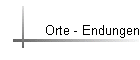 Orte - Endungen