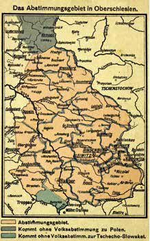 Karte des Abstimmungsgebiet Oberschlesien von 1921: Das Leben zur Hlle gemacht