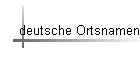 deutsche Ortsnamen