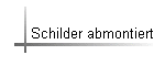 Schilder abmontiert