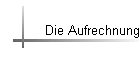 Die Aufrechnung