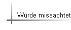 Wrde missachtet